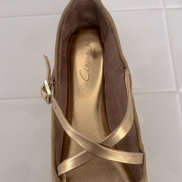 Anthropologie Circus Ny by Sam Edelman Zuri Satin Cross-Strap Ballet Flats 9M - Picture 10 of 15